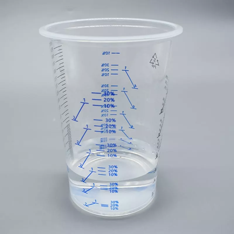 1000ml бір рет пайдаланылатын PP PUT PUT MILURE CUP кубогы