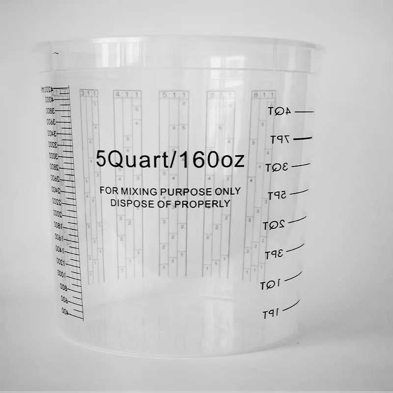5000ml PP автомобиль бояуымен боялған кесе кесілген кесе