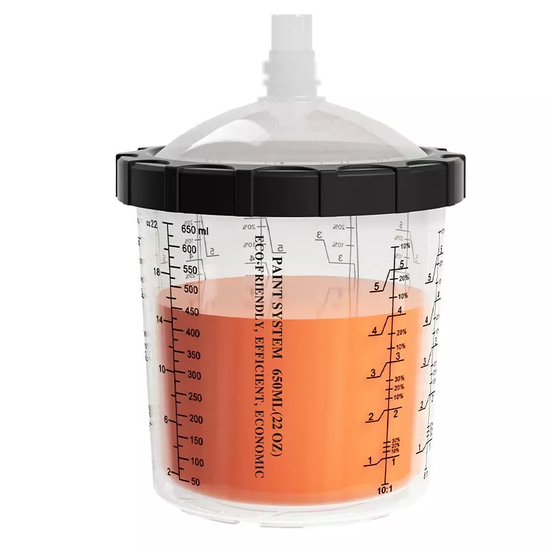 650ML бір рет қолданылатын бояу шыныаяқ жүйесі 4.0